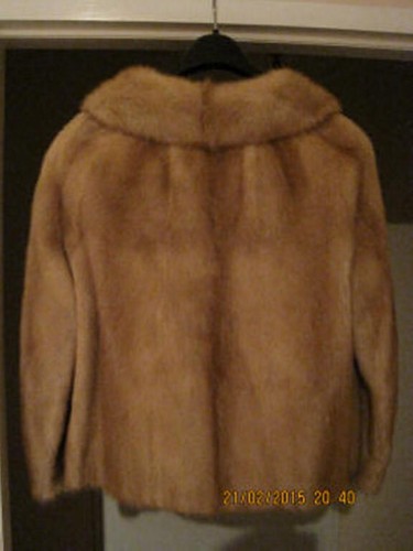 Damen-Pelzjacke Nerz, Saga Mink, hellbraun, Größe 38 - Bild 2 von 2