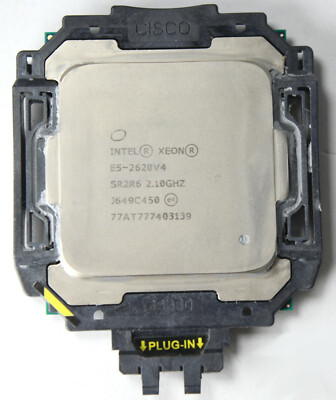 Lot of 2 Intel Xeon E5-2620 V4 20M Cache 2.10 GHz 8 Core CPU Processor SR2R6