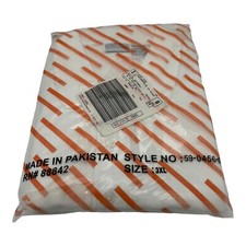 King Size Brand Tall or Big Men 59-0456-0 Men's Polo Shirt White NIP 3XL