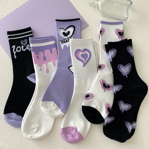 Lot De 3 Paires De Chaussettes Polaires JOE BOXER - Violet, Rose, Turquoise - Taille 9-11 (pointure 4-10)