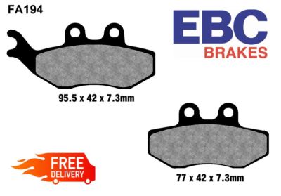 EBC FA194 Organic Front Brake Pads Fits DERBI Mulhacen 125 (4T)  7N001790 07