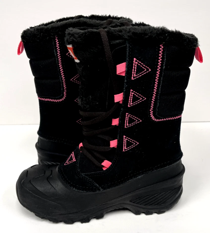 Botas de nieve aisladas de fieltro térmico The North Face para niños 638874 talla 3 negras Foto 4 de 4