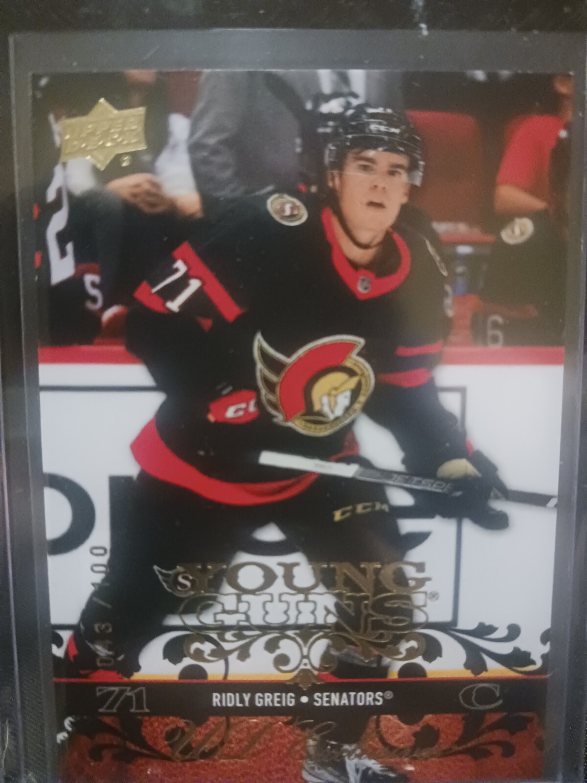 2023-24 Upper Deck Extended Series Retro Young Guns Exclusive Ridly Greig /100