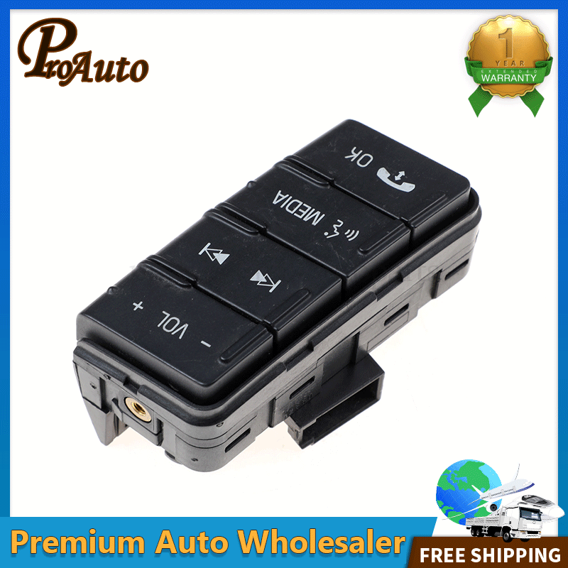 Interruptor De Volumen Y Medios Para Ford F-150 2011-2014 (BL3T-9E740-DAW): Botones Al Volante Como Nuevos