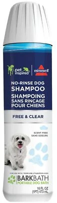 Bissell Free & Clear No Rinse Dog Shampoo for BARKBATH (2 Pack) | 2172A NEW!