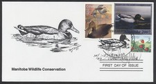 2007 Manitoba Wildlife Federation FDC Artist Signed #MWF14e Mallard Duck