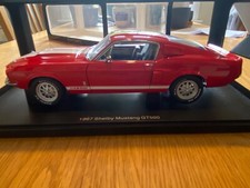 Autoart 72906 Shelby GT 500. 1967 Mustang Red/White Stripes 1:18 Very Rare