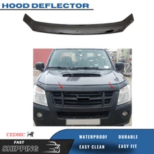 Hood Deflector Guard | Bug Shield Compatible for Isuzu D-Max 2006-2011 Black