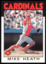 1986 Topps Traded Mike Heath St. Louis Cardinals #46T