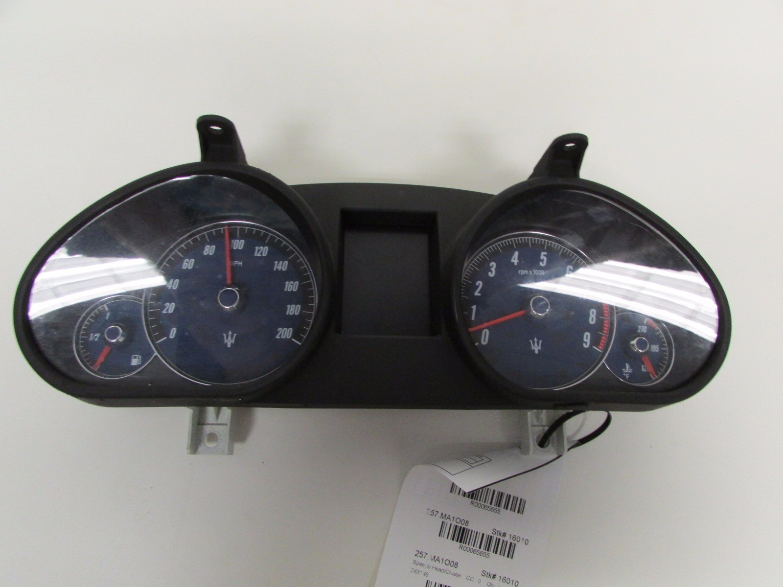 Maserati Granturismo Speedometer Head Cluster, Used P/N, 243146