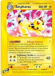 Pokemon Expedition  34/165 Ampharos Card