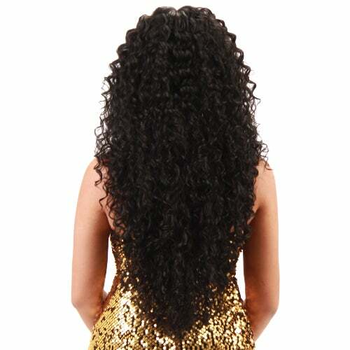DIANA BOHEMIAN SYNTHETISCHE LACE FRONT PERÜCKE LANG WAVER TIEFER STIL - LW AUDREY - Bild 3 von 11