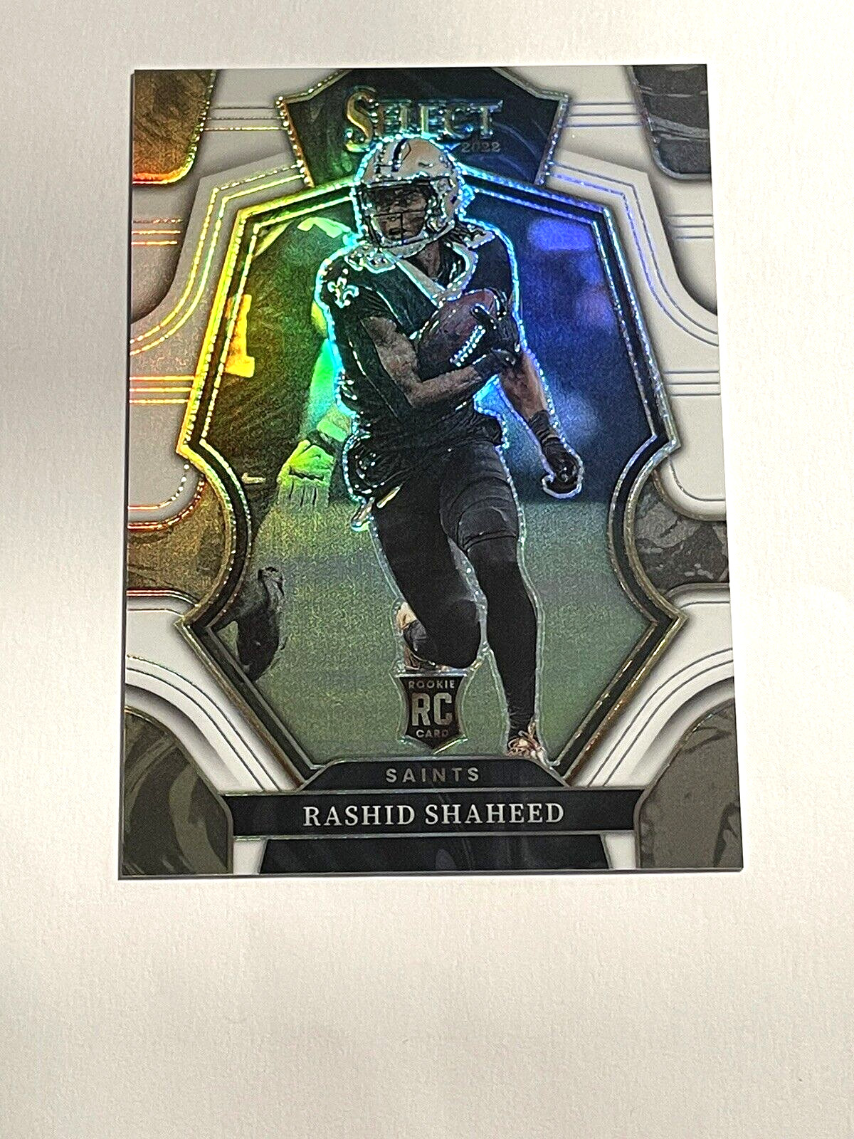 2022 Select Rashid Shaheed Rookie White Prizm ! 22/35 ! Premier Level RC SSP