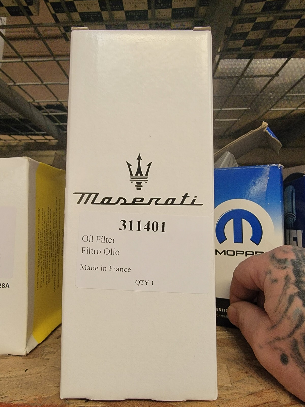 maserati ghibli QP M 156 - Oil Change Kit with cap  P/N 311401