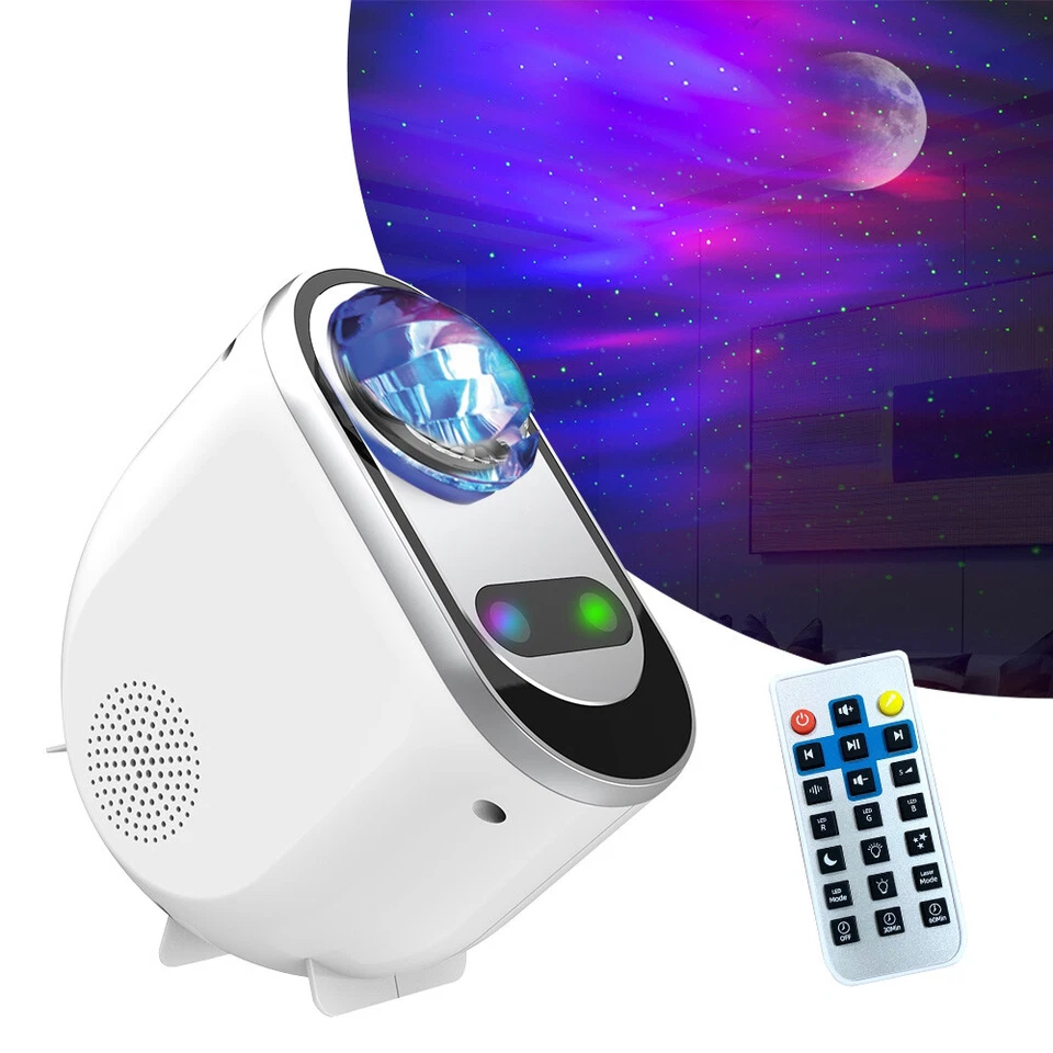 Bluetooth LED Sternenhimmel Lampe Projektor Musik Starry Mond Stern Nachtlicht - Bild 2 von 4
