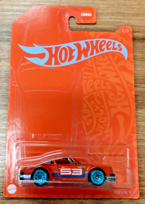 Hot Wheels '71 Porsche 911 HW '21 53rd Anniversary Orange & Blue 4