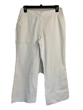Women's white Covington Petite Dress Pants. Size 12P. Flare.