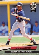 Wayne Housie 1992 Ultra 314 Boston Red Sox Rookie Baseball Card. rookie card picture