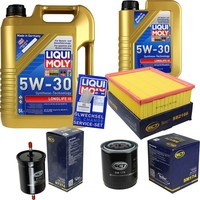 SCT Inspektionspaket 6L Liqui Moly Longlife 5W-30 FüR Audi A4 Cabriolet 2.4 3.0