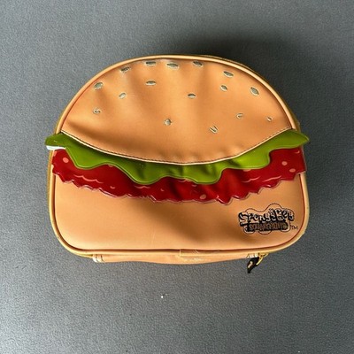 Nickelodeon SpongeBob SquarePants Krabby Patty Single Compartment Lunch Box Bag