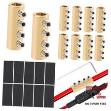 10Pack 6 AWG Gauge Wire Connector Nut Kit,80A Splicing Quick Wiring Terminal