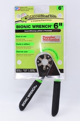 Loggerhead Tools 6'' Bionic Grip Adjustable Wrench Multiple Sizes *NEW*