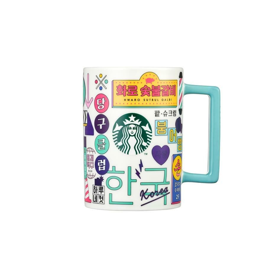 Starbucks Korea 2026 Hangeul On The Streets Hangeul Xion Mug 414ml
