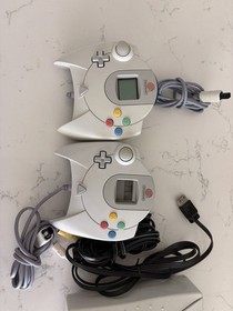 Dreamcast HKT-3020 Console with 2 Controllers. Optical Drive Not Reading Games