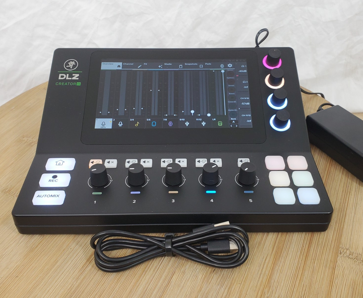 Mackie Loud Audio DLZ Creator XS Digital Podcast Mixer