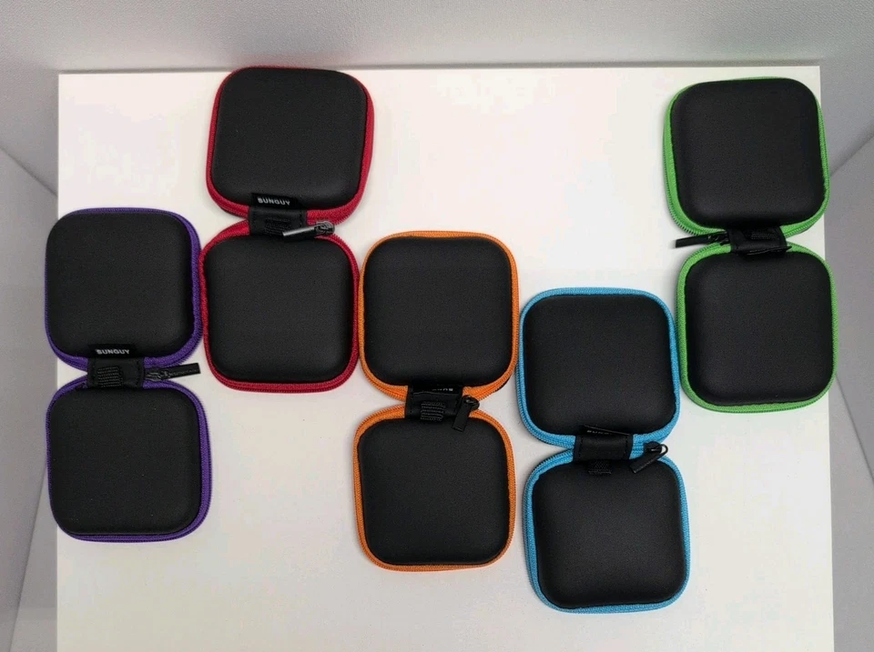 [10-Pack] Earbud Case Portable EVA Small Earbuds Carrying Case Storage Bag - Image 3 of 4