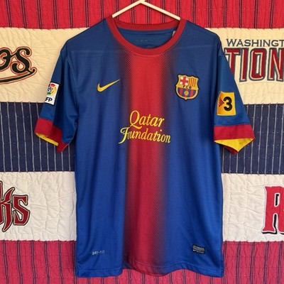 Size L - Barcelona 2012 2013 Home Shirt Jersey Nike