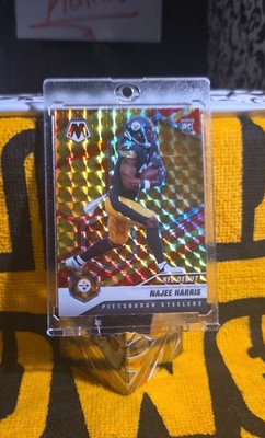 💣2021 Panini Mosaic Choice Najee Harris Red & Yellow Mosaic Prizm /80 (RC)💣