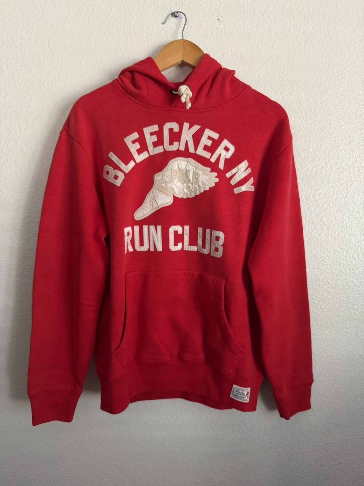 Polo Ralph Lauren Bleecker NY Run Club P-Wing Fleece Hoodie NYC Men’s Size Small
