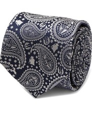 Star Wars Yoda Navy Paisley Mens Tie