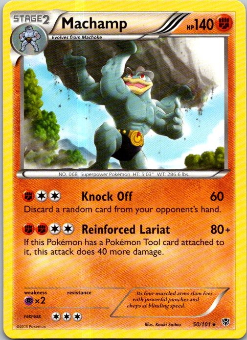 Machamp (50) 50/101 Rare Plasma Blast LP