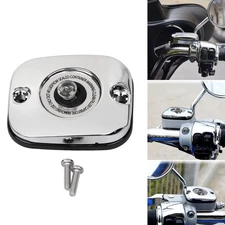 Chrome Front Brake Master Cylinder Cover Fit For Harley Touring 05-07 Dyna 06-17