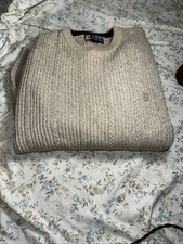 Vintage Chaps Ralph Lauren Knit Sweater/Size m/80s/Classic Logo