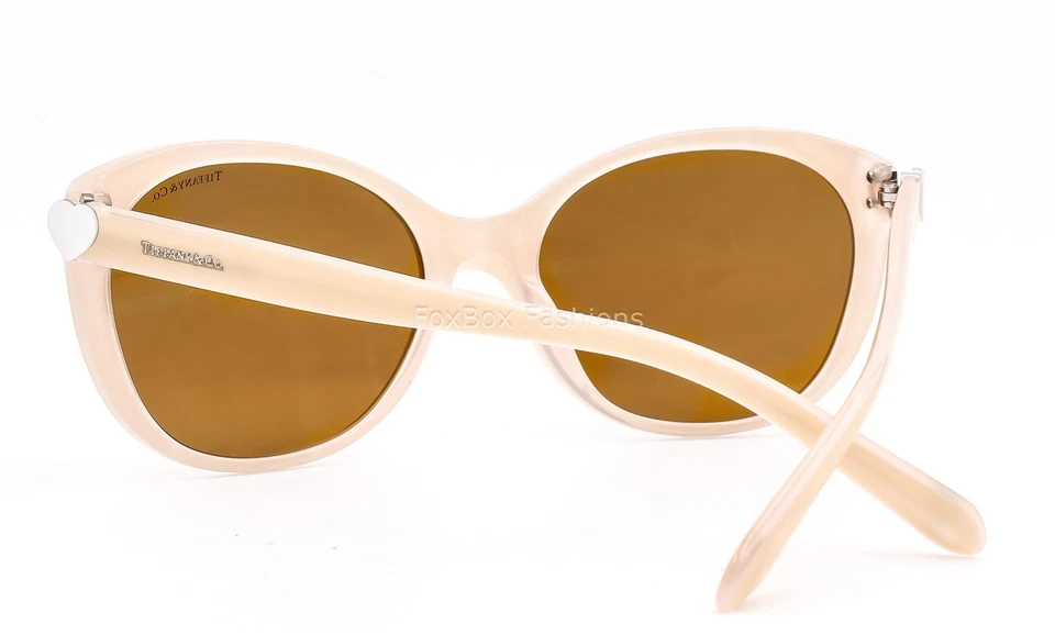 Gafas de sol Tiffany ópalo topo beige marrón perla corazón TF 4086-H 8177/R1 sin estuche Foto 4 de 4