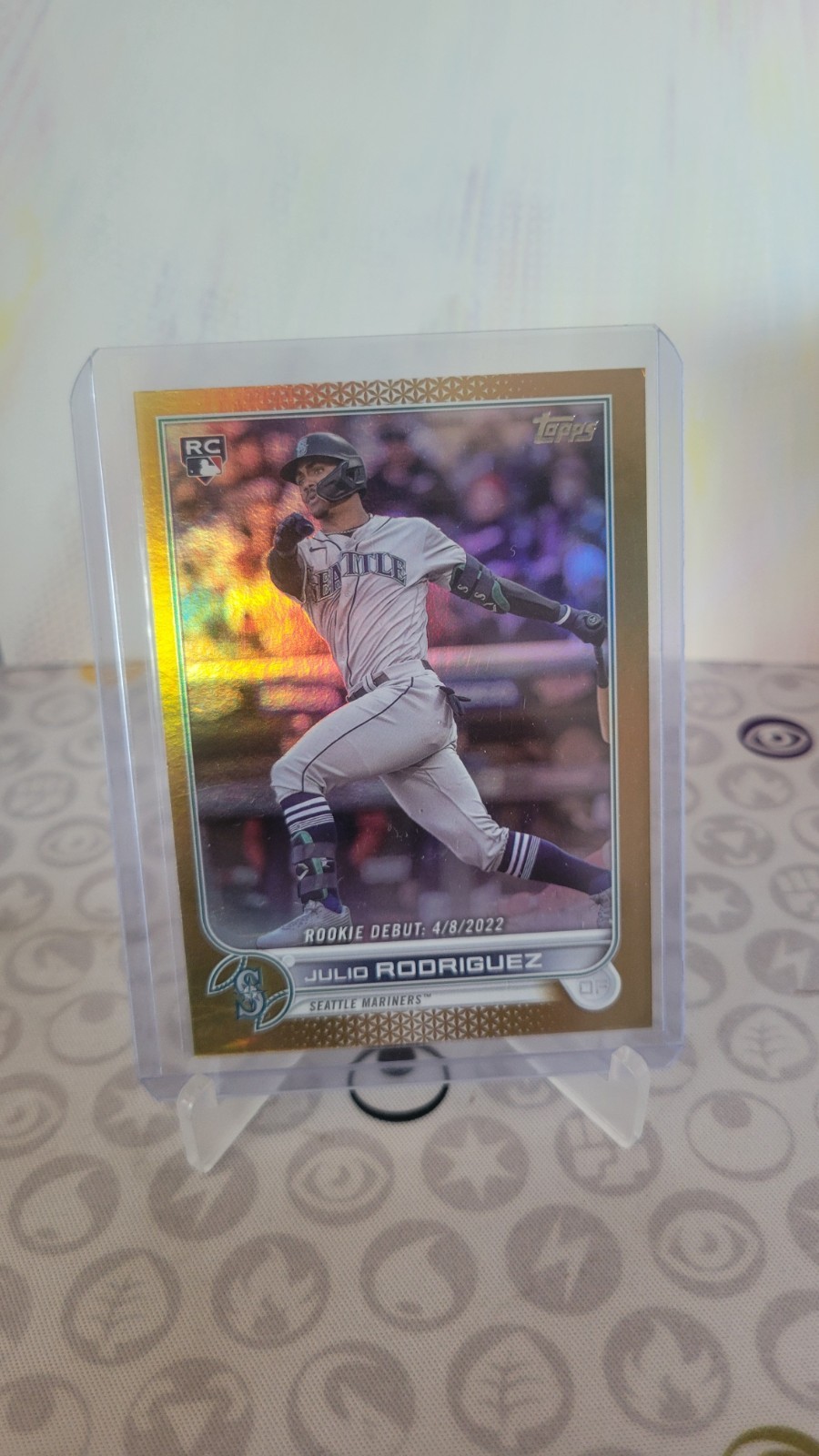 2022 Topps Update Series - Rookie Debut Julio Rodriguez #US97 Gold Foil (RC)**