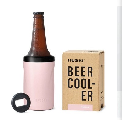Original Huski Bierkühler - rosa nagelneu nie geöffnet schönes praktisches Geschenk