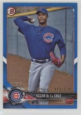 2018 Bowman Prospects Blue 19/150 Oscar De La Cruz #BP59 4k8