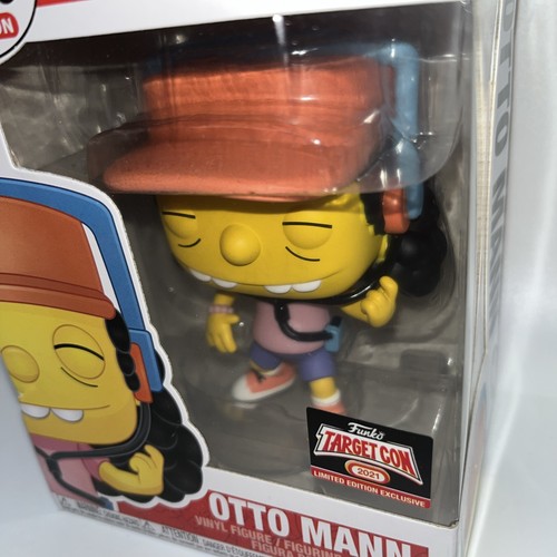 Funko Pop! Television: 2021 Exclusive The Simpsons OTTO MANN #907 - Picture 4 of 13