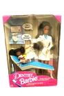Dentist Barbie Brunette Doll/African American Kelly Doll #17707  Vtg.1997