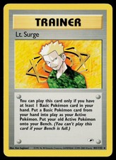 Lt. Surge (101) Rare Gym Heroes 101/132 MP on eBay