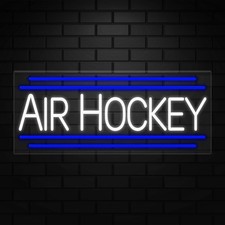 Air Hockey Sign for Window/Wall Displays | LED Flex Neon | 32