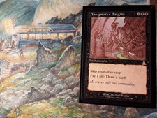 Yawgmoth's Bargain Urzas Destiny Rare( PANGOLIN MTG) Reserved List Mint/NM PICS!