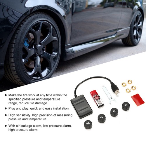 Tire Pressure Monitor System High Accuracy Car TPMS For Navigation - Picture 2 of 13