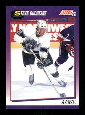  205 Steve Duchesne  Kings 1991 Score Hockey Sports Trading Card 