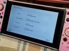 Nintendo Switch V1 Game Console HAC-001 Red/Blue Joy cons Tested Bundle 5108