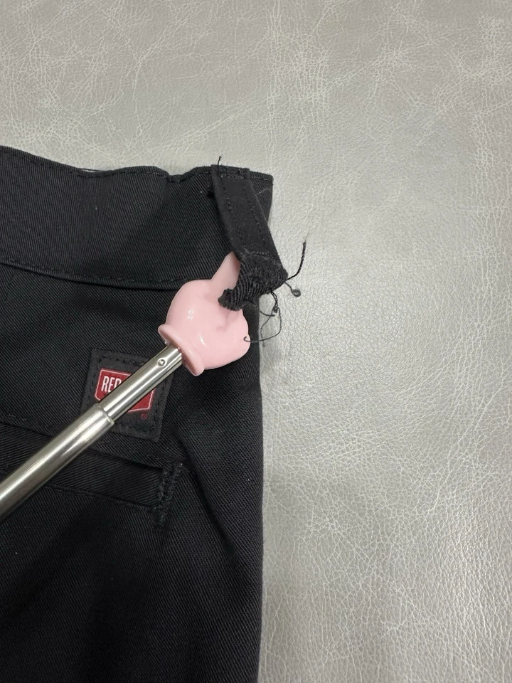 Red Kap Men’s Black Work Shorts Size 30 Industrial Uniform Poly Cotton Blend - Image 3 of 4